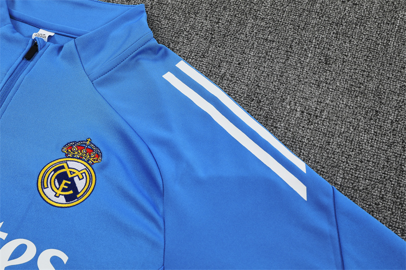 2025/2026 Real Madrid Kids Half Zip Training Kit (Kids Kit)