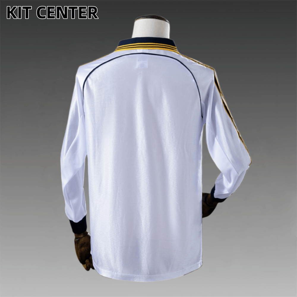 1998/2000 Real Madrid home Long Sleeve Retro Football Shirt
