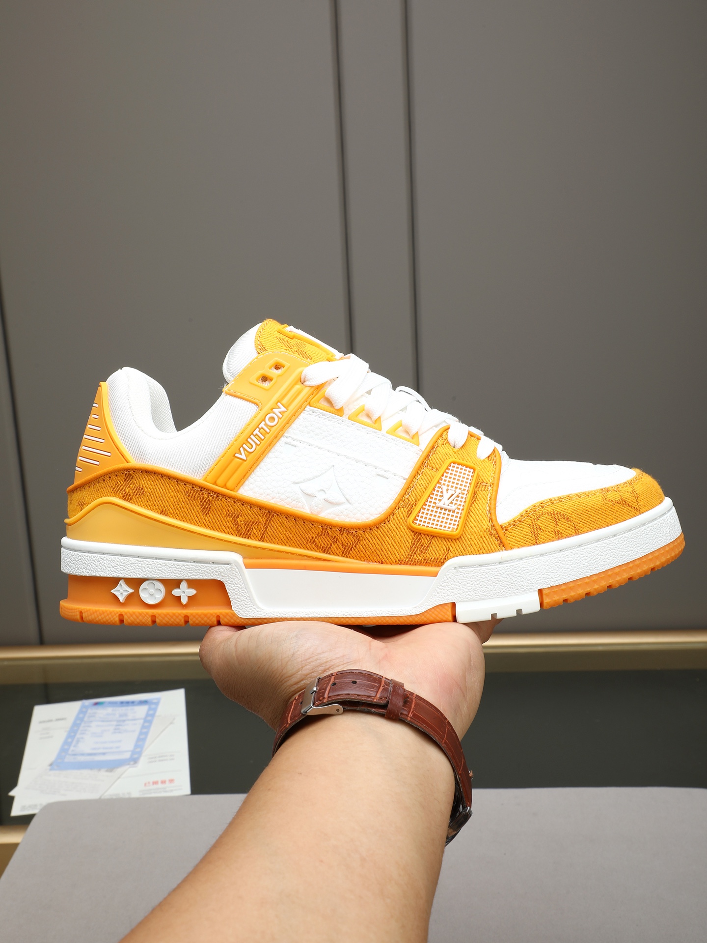 LV Louis vuitton Trainer Sneaker Low Virgil Abloh Monogram