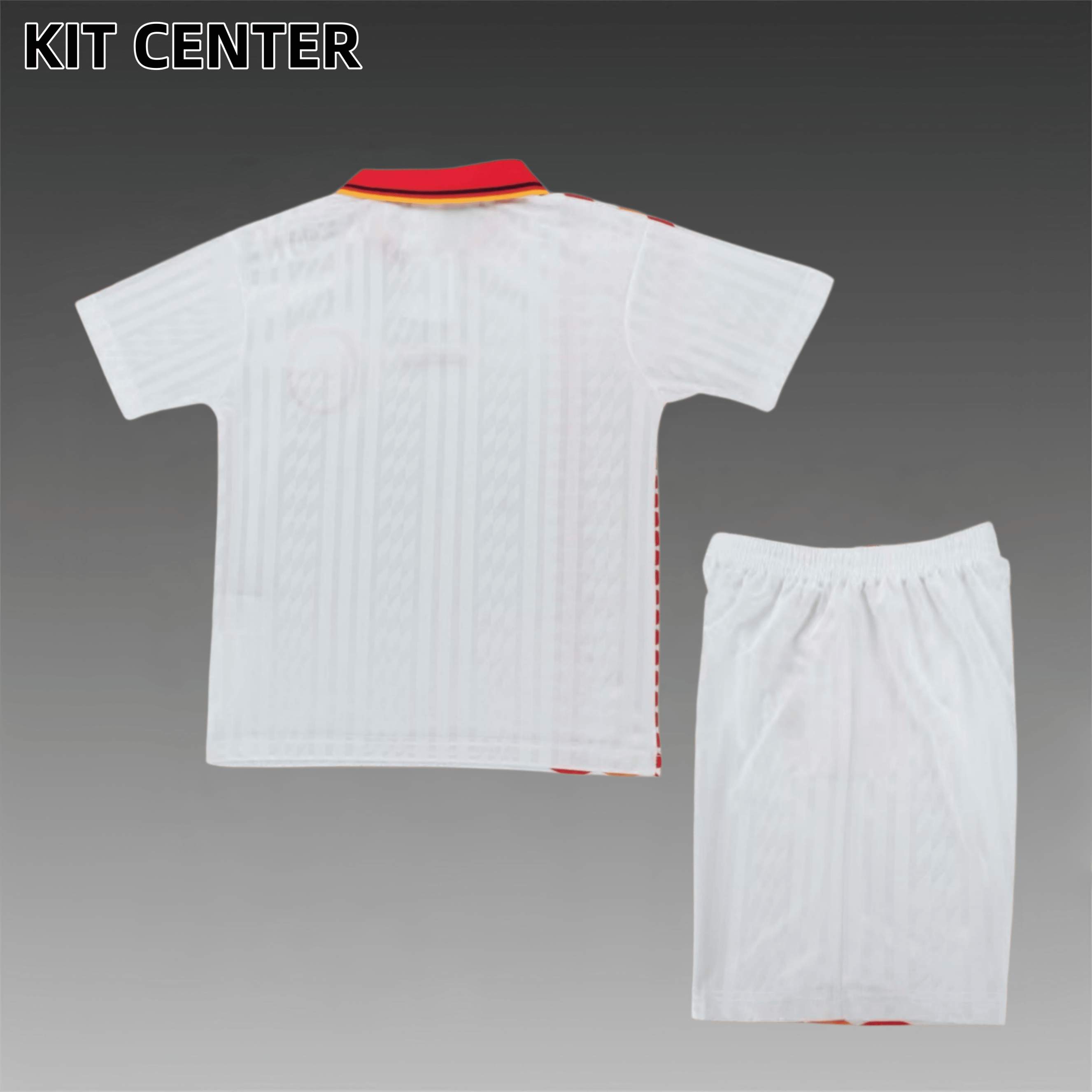 1994 Spain Away Retro Football Shirt  Kids Kit