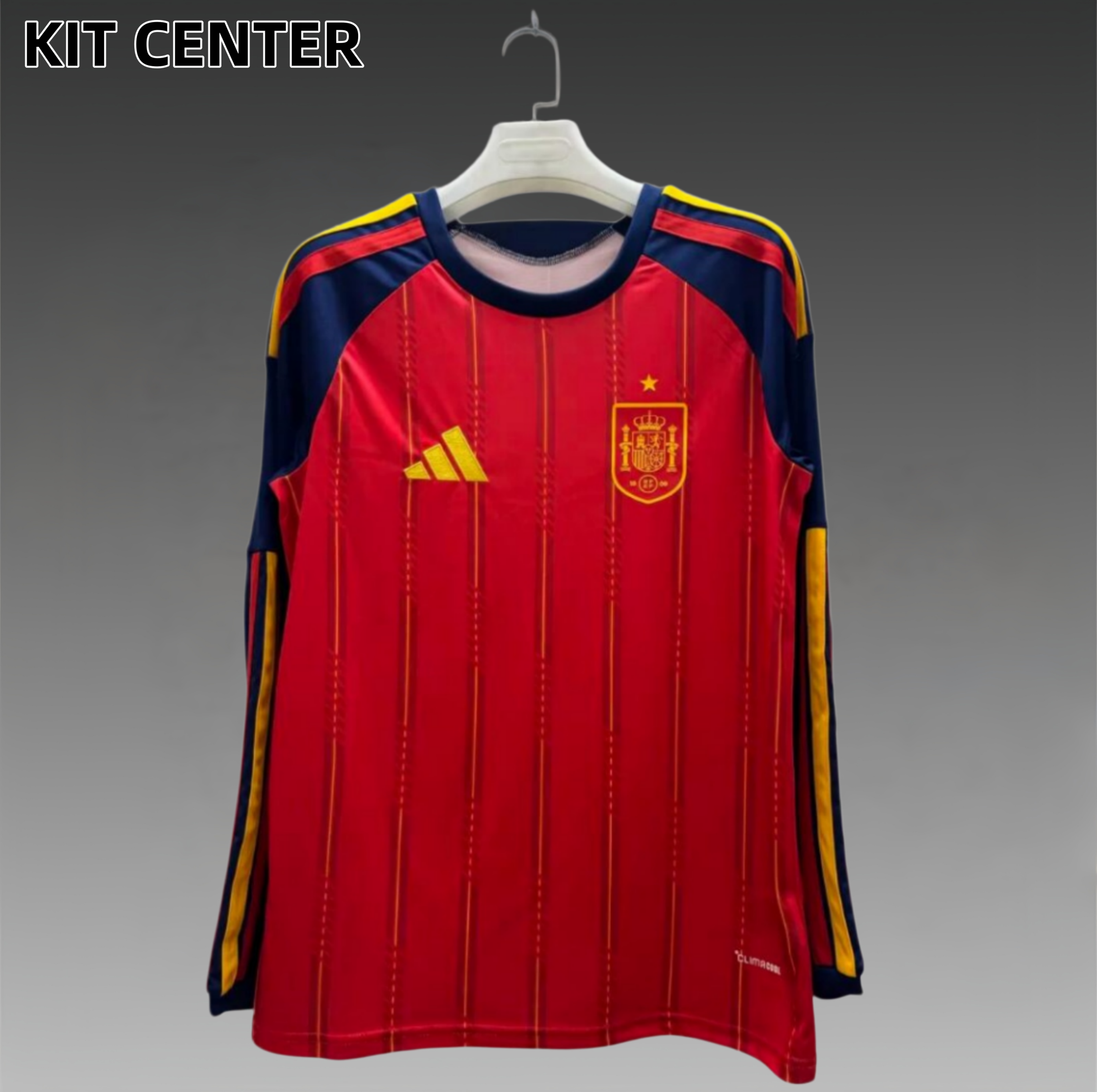 26/27 Spain home long  Football Shirt    ﻿