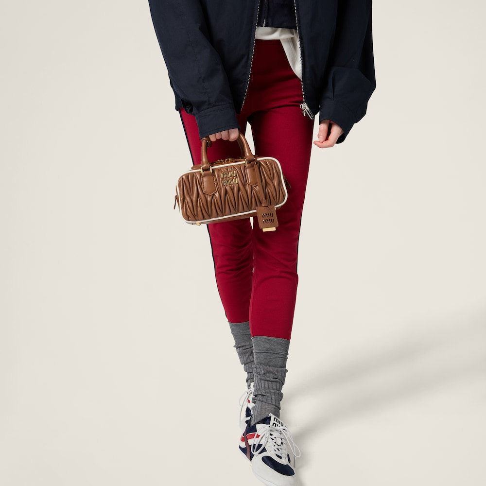 Arcadie matelassé nappa leather bag