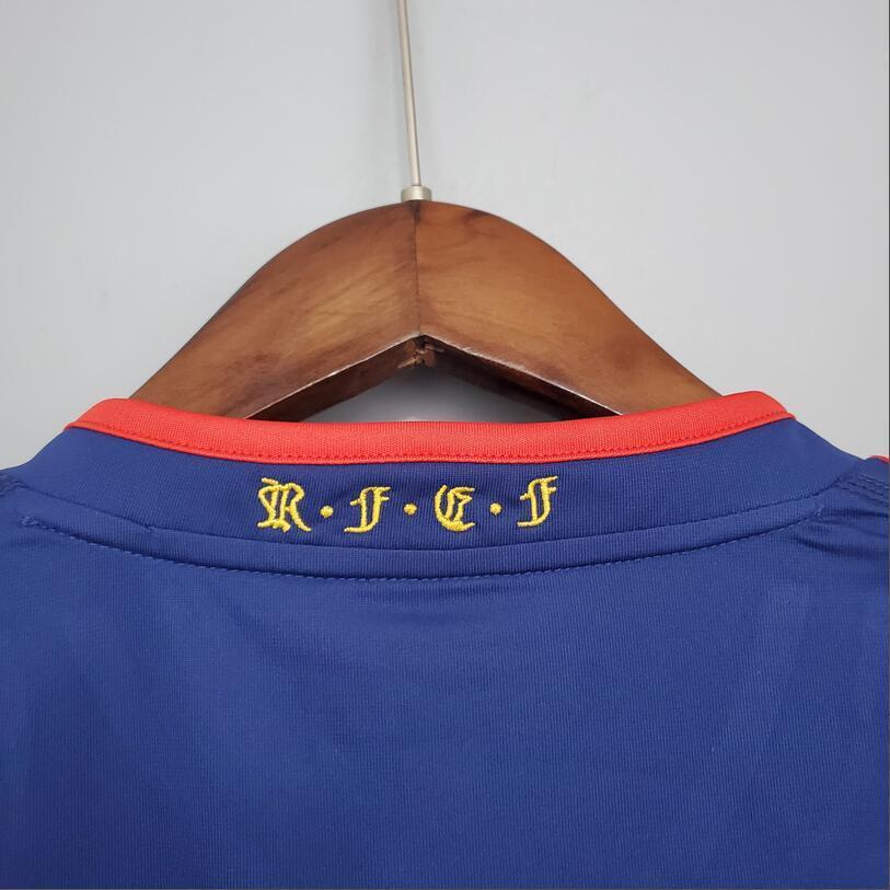 2012 Spain Away long Retro Football Shirt