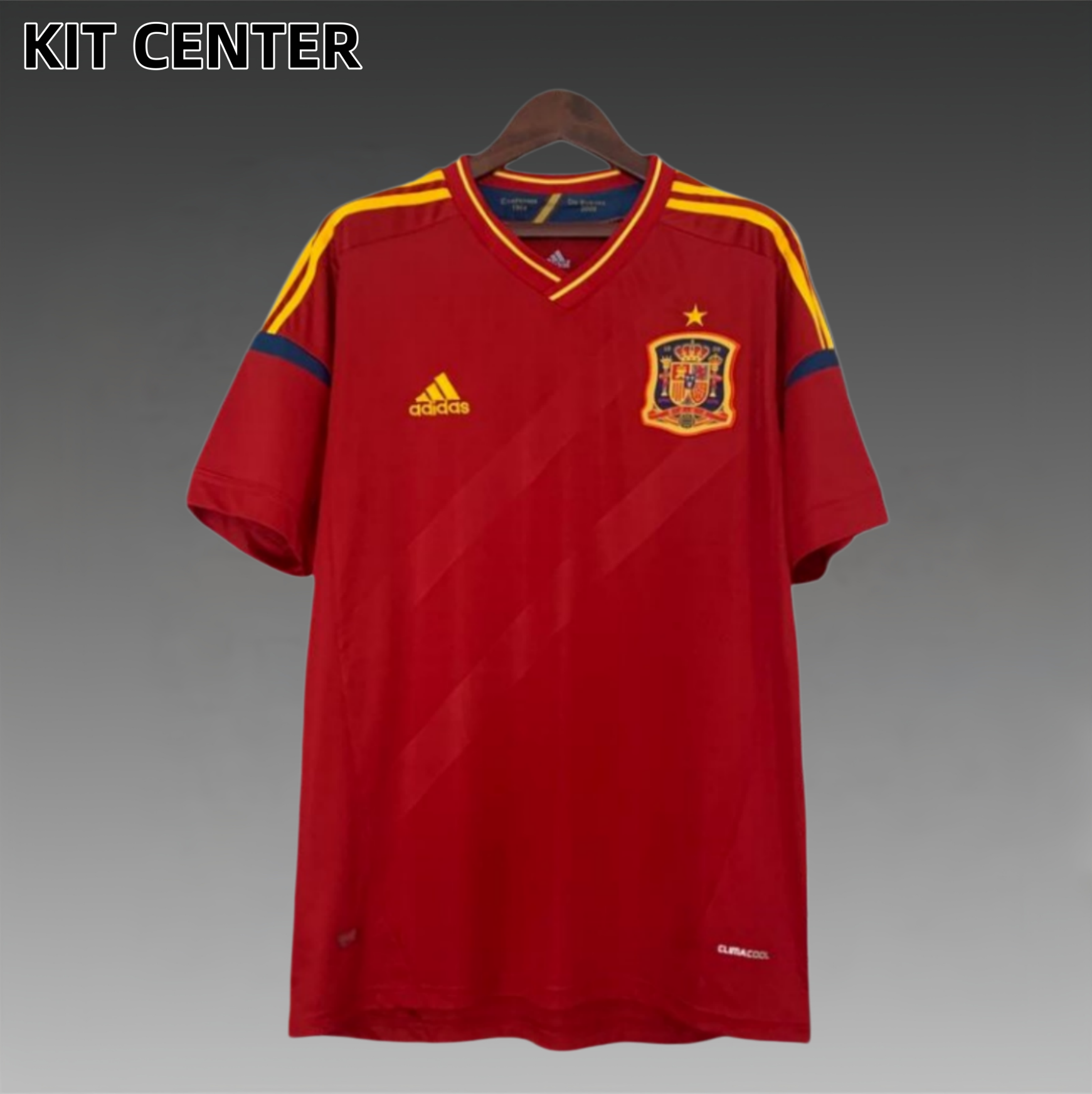 2012 Spain home Retro Football Shirt