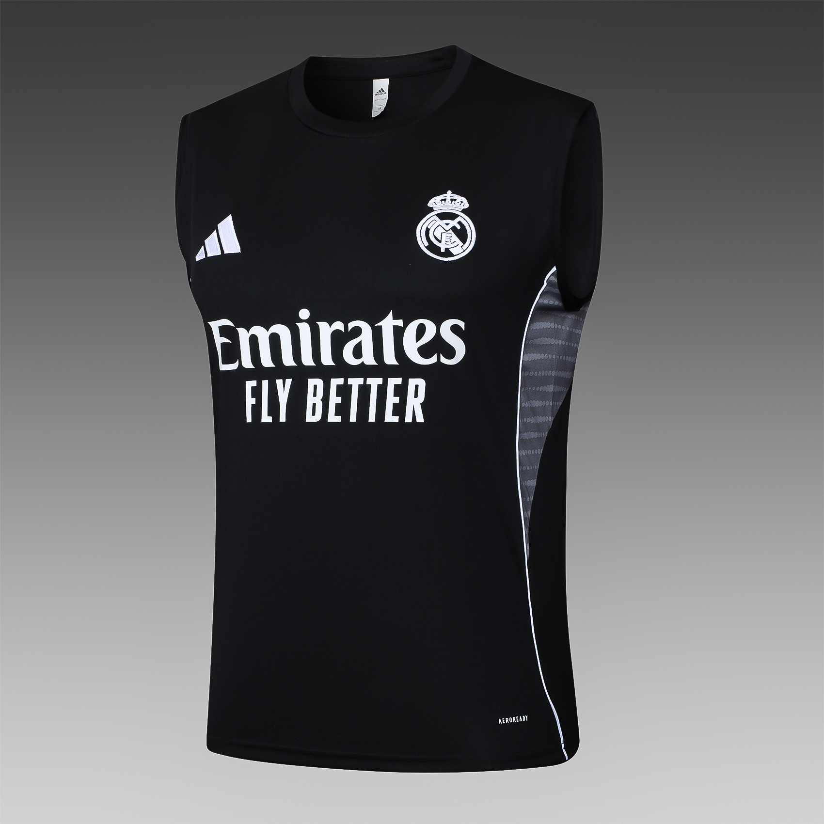2025/2026 Real Madrid black adult vest training suit (Adult Kit)