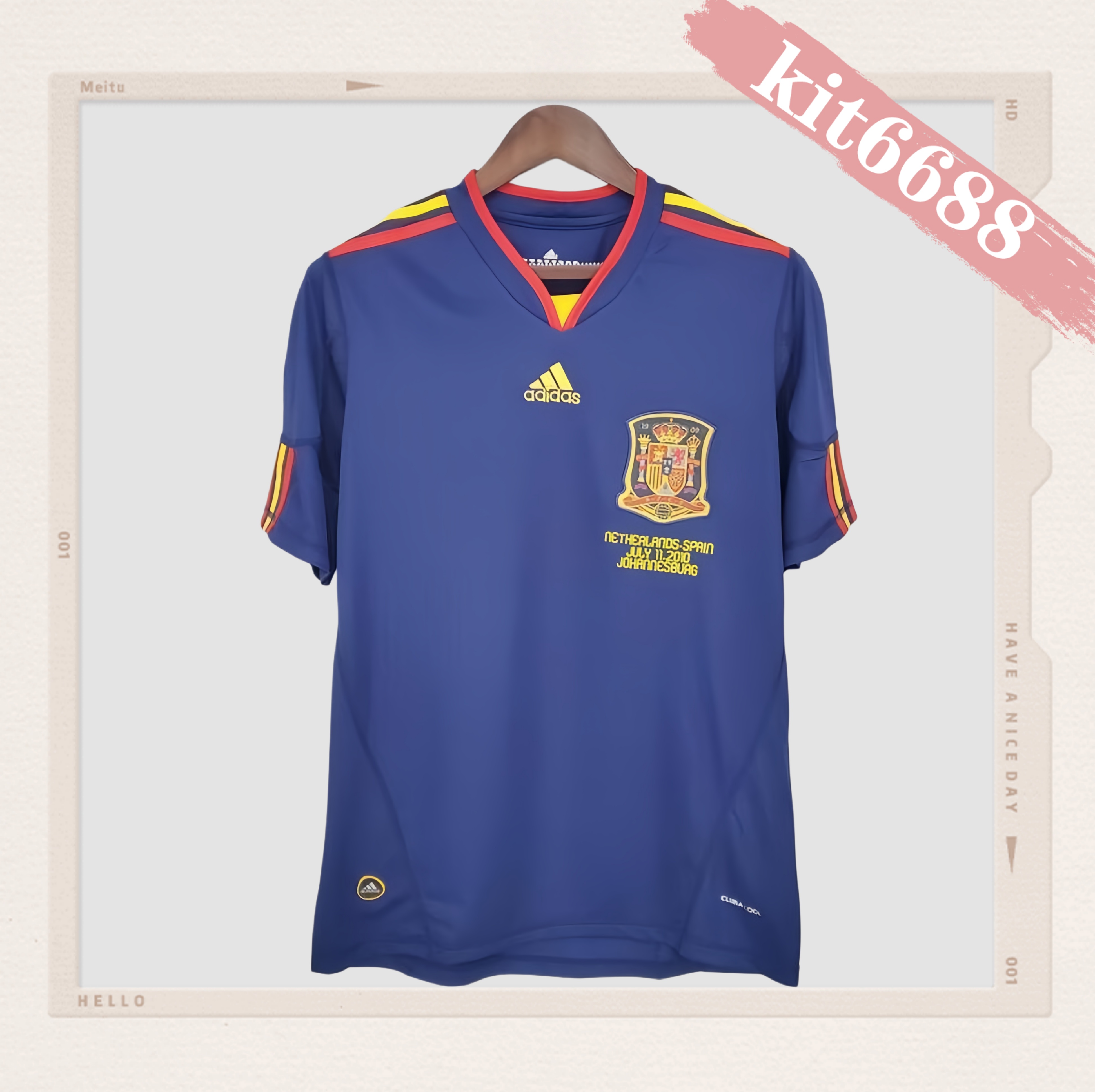 2012 Spain away Retro Football Shirt