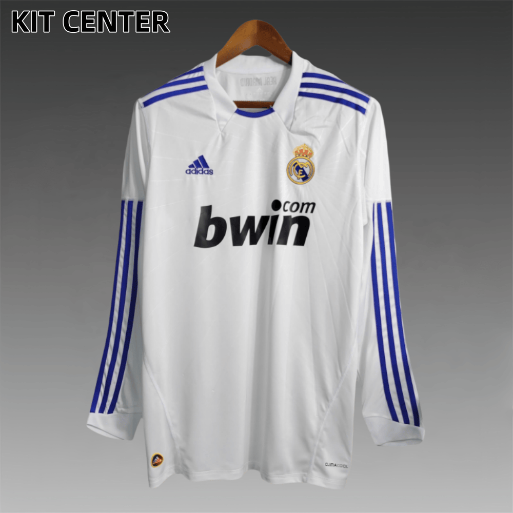 2010/2011 Real Madrid home Long Sleeve Retro Football Shirt