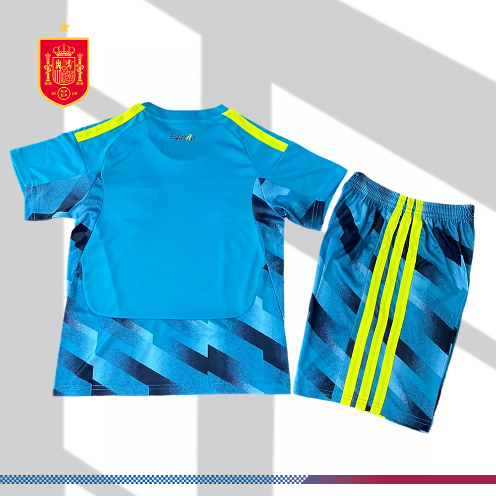 2026 Spain Goalkeeper Football Shirt (Kids Kit socks )