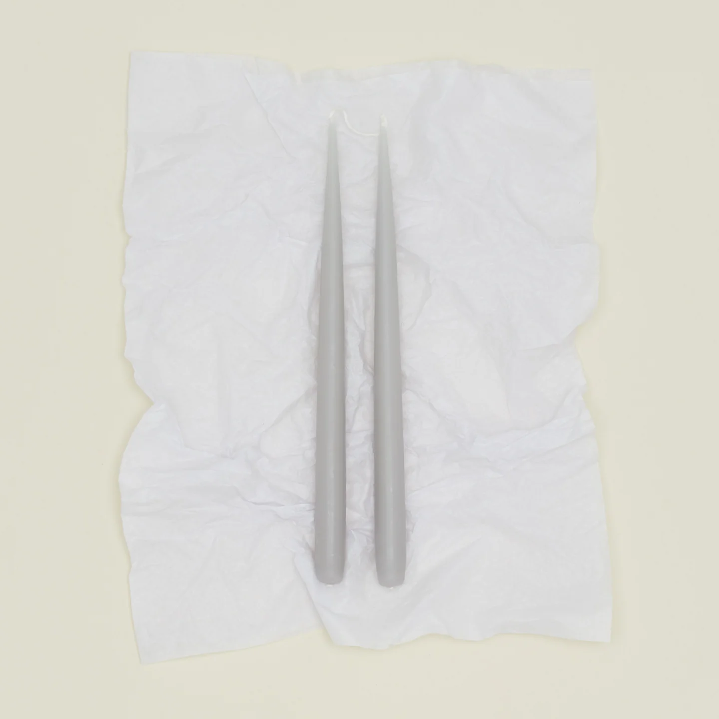 Hand Dipped Taper Set  - Pewter