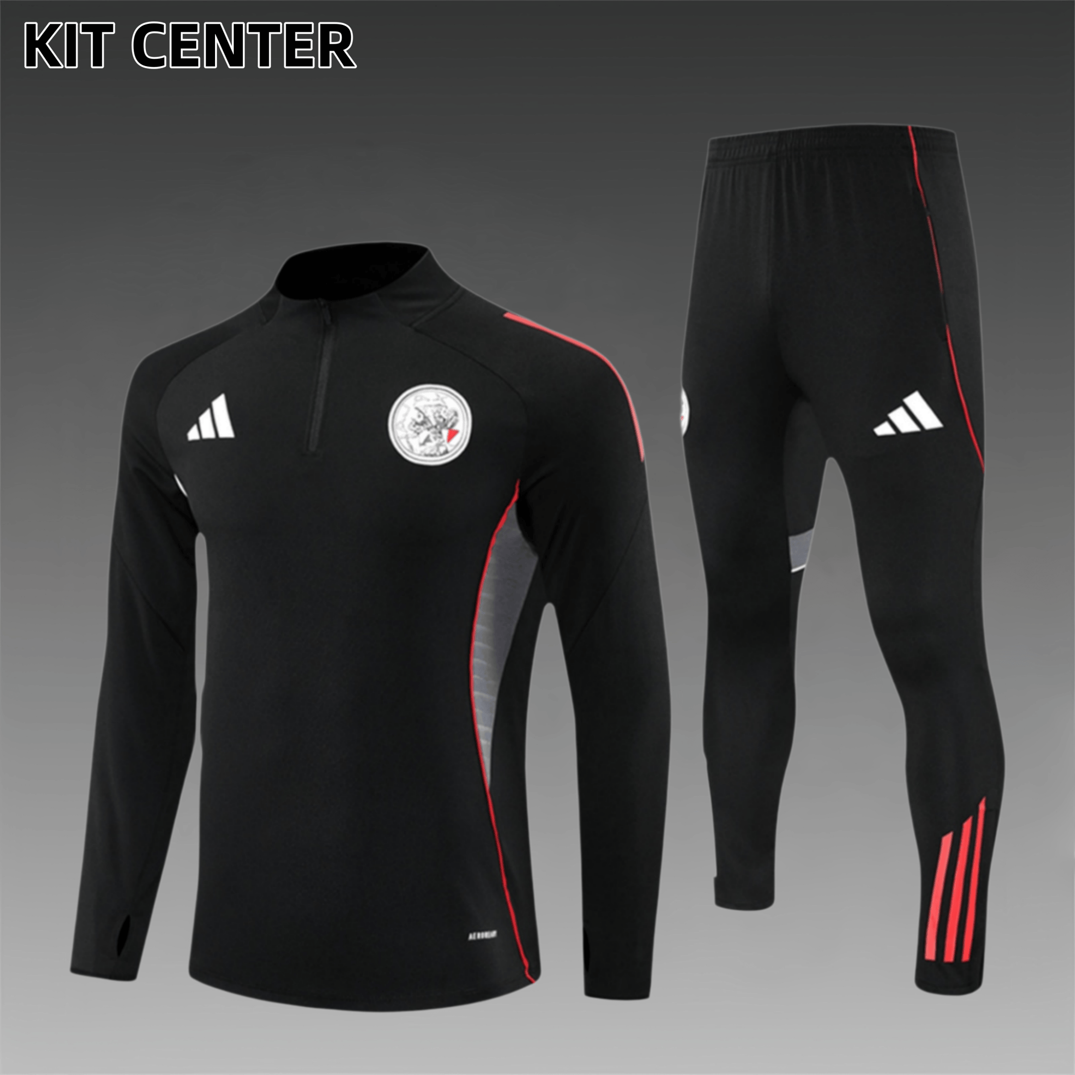 2025/2026 Ajax Kids Half Zip Training Clothes (Kids Kit)