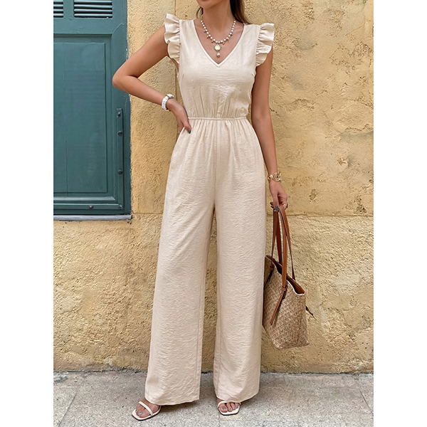 V-HALS JUMPSUIT