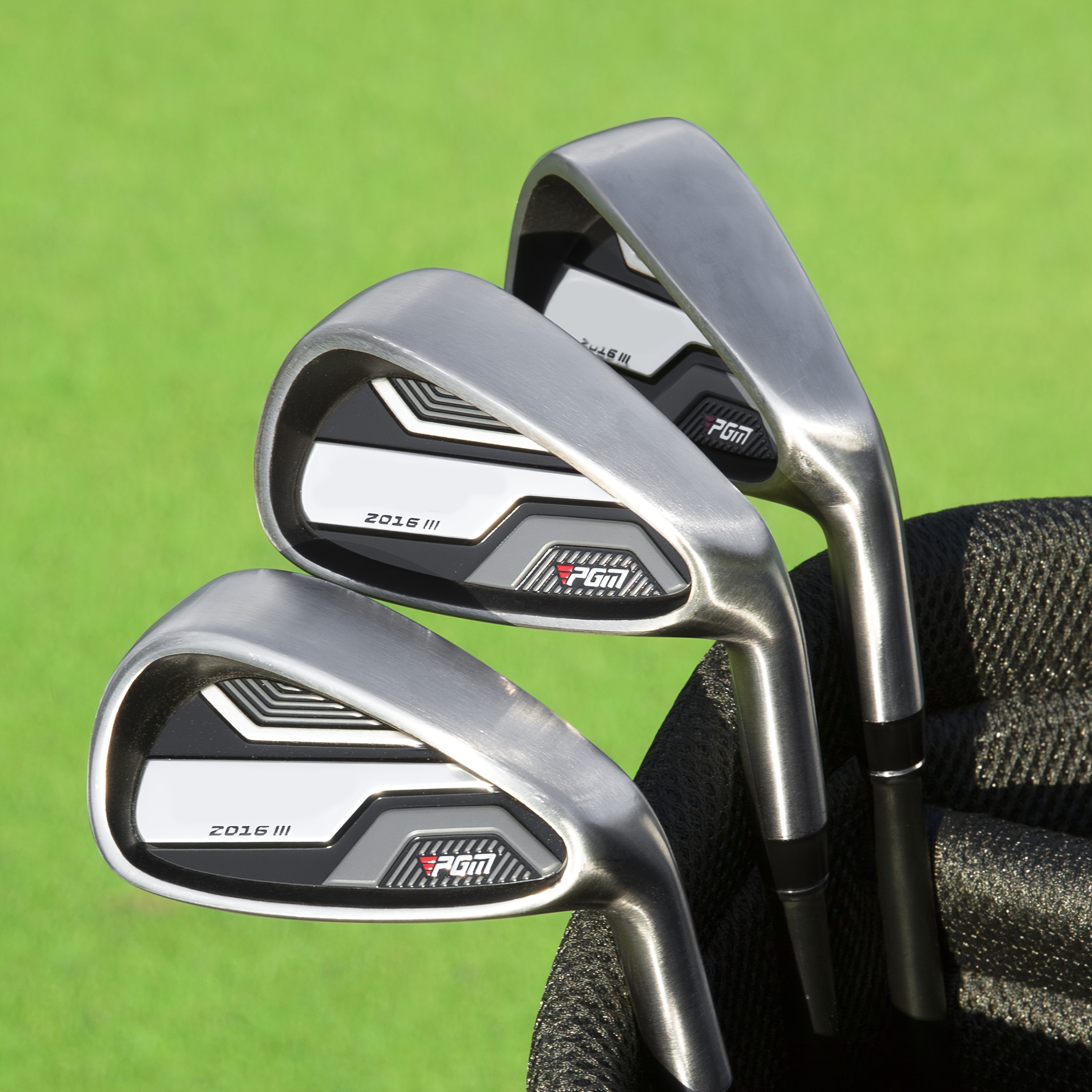 PGM Men's Complete Golf Club Set - 12 Pieces - 3 Wooden Clubs (#1,3,5），1 hybrid vehicle（#4H），6 pieces of iron clubs（#5,6,7,8,9，PW），1件沙子楔子（52°1 piece putter - golf stand bag - graphite shaft, perfect gift