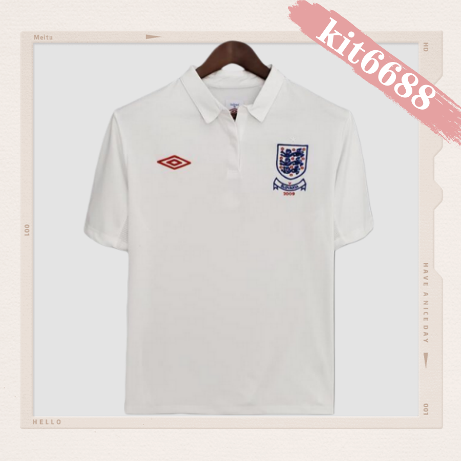 2010 England home  Retro Football Soccer jerseys