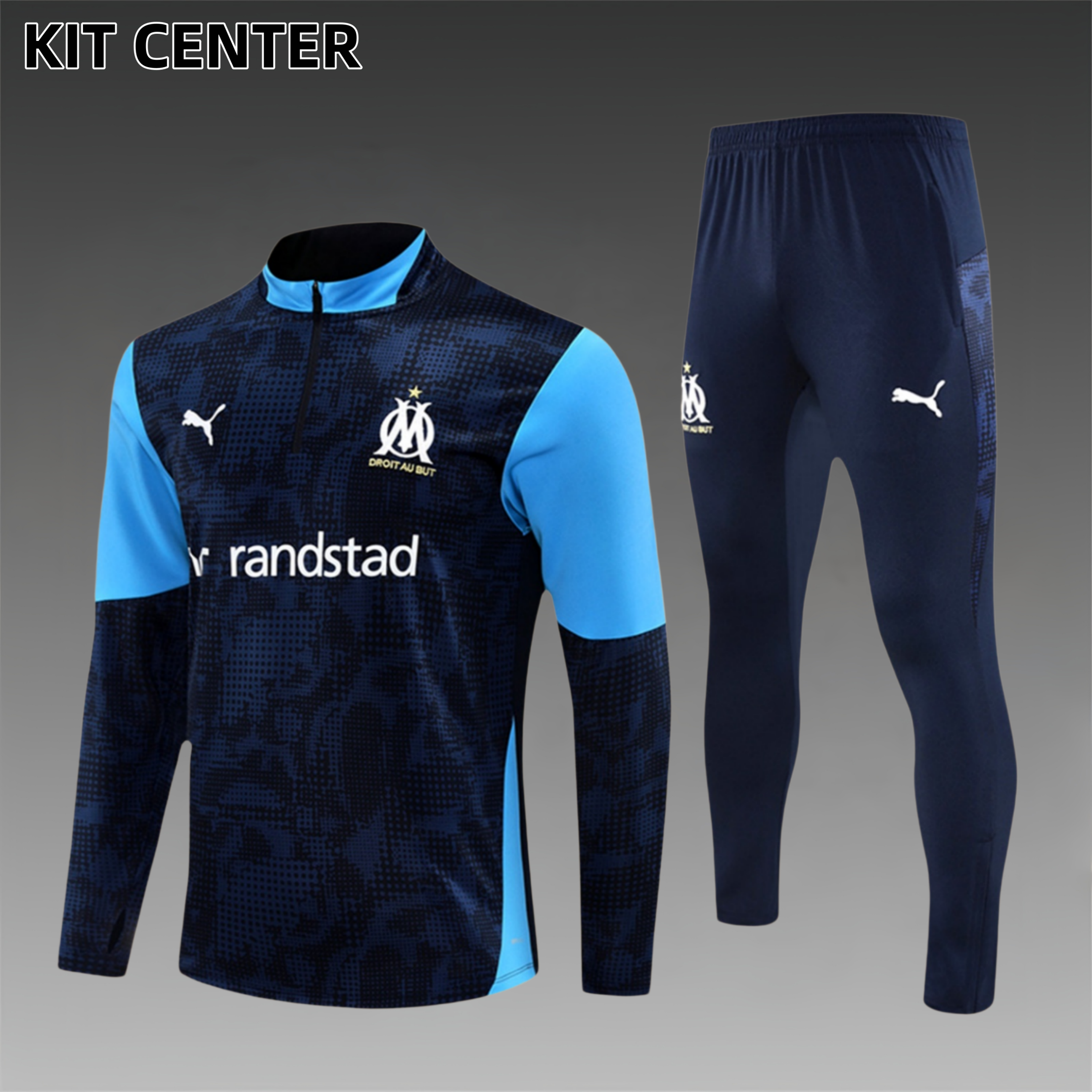 2025/2026 Marseille Adult Half Zip Training Kit (Adult Kit)