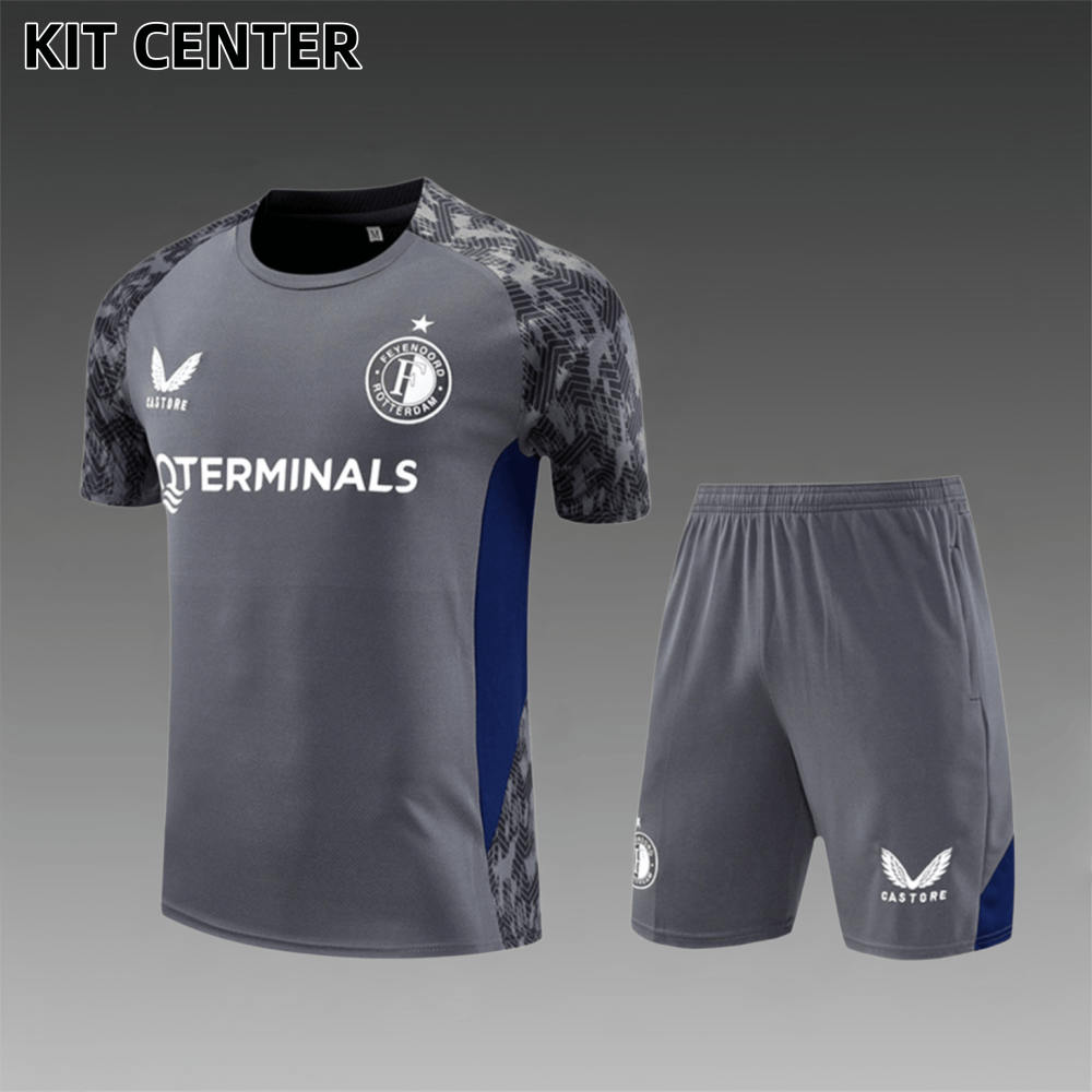 2025/2026 Feyenoord Short Sleeve Training Kit (Adult Kit)