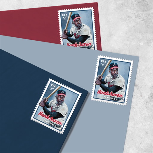 Hank Aaron Stamps