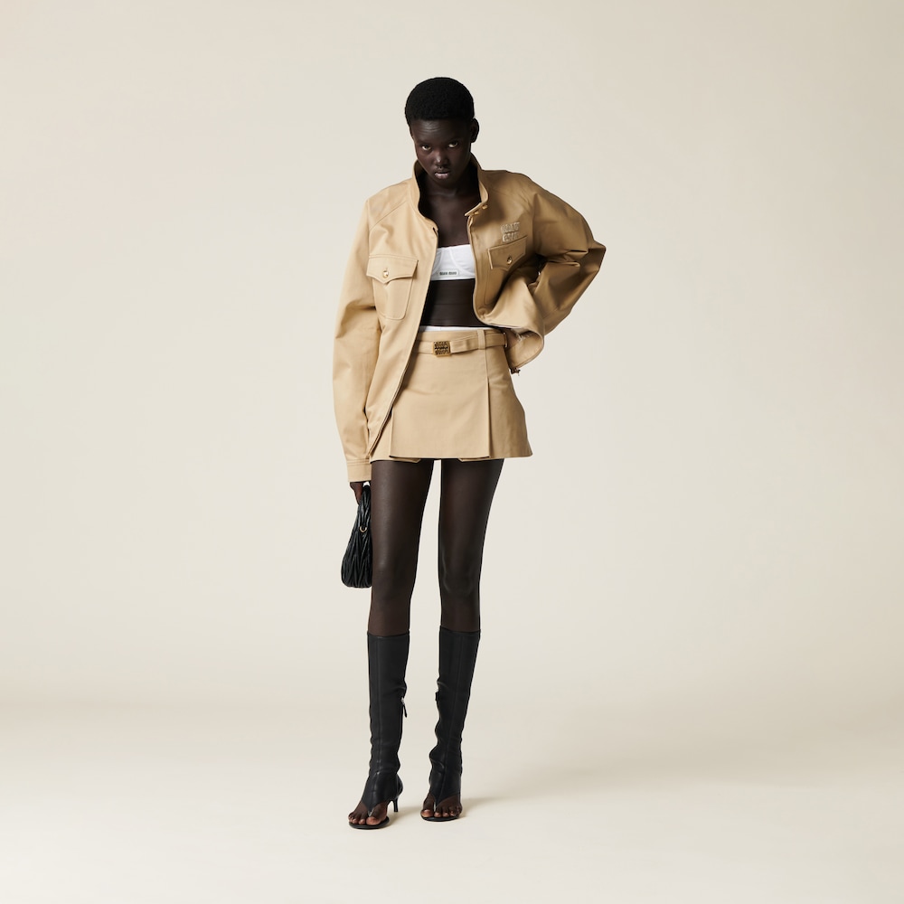 Chino blouson jacket