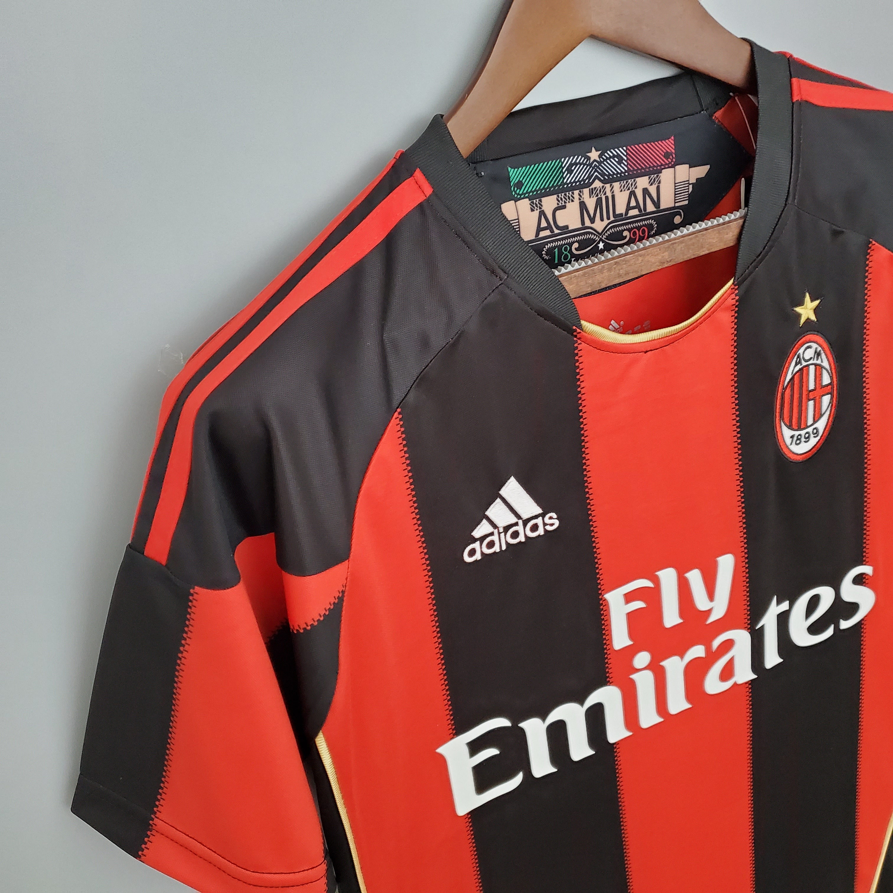 2010/2011 AC Milan Home Retro Football Shirt