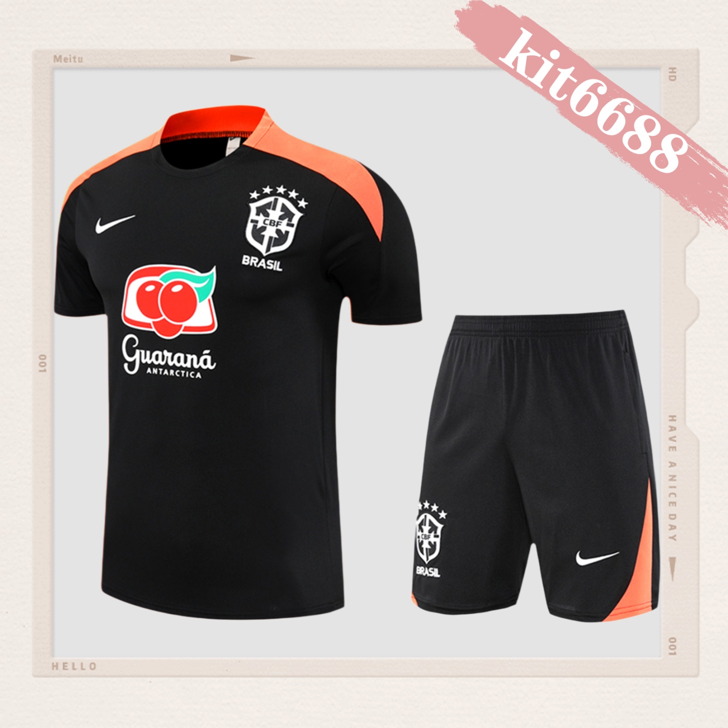 2025/2026 Brazil Short Sleeve Training Kit (Kids Kit)