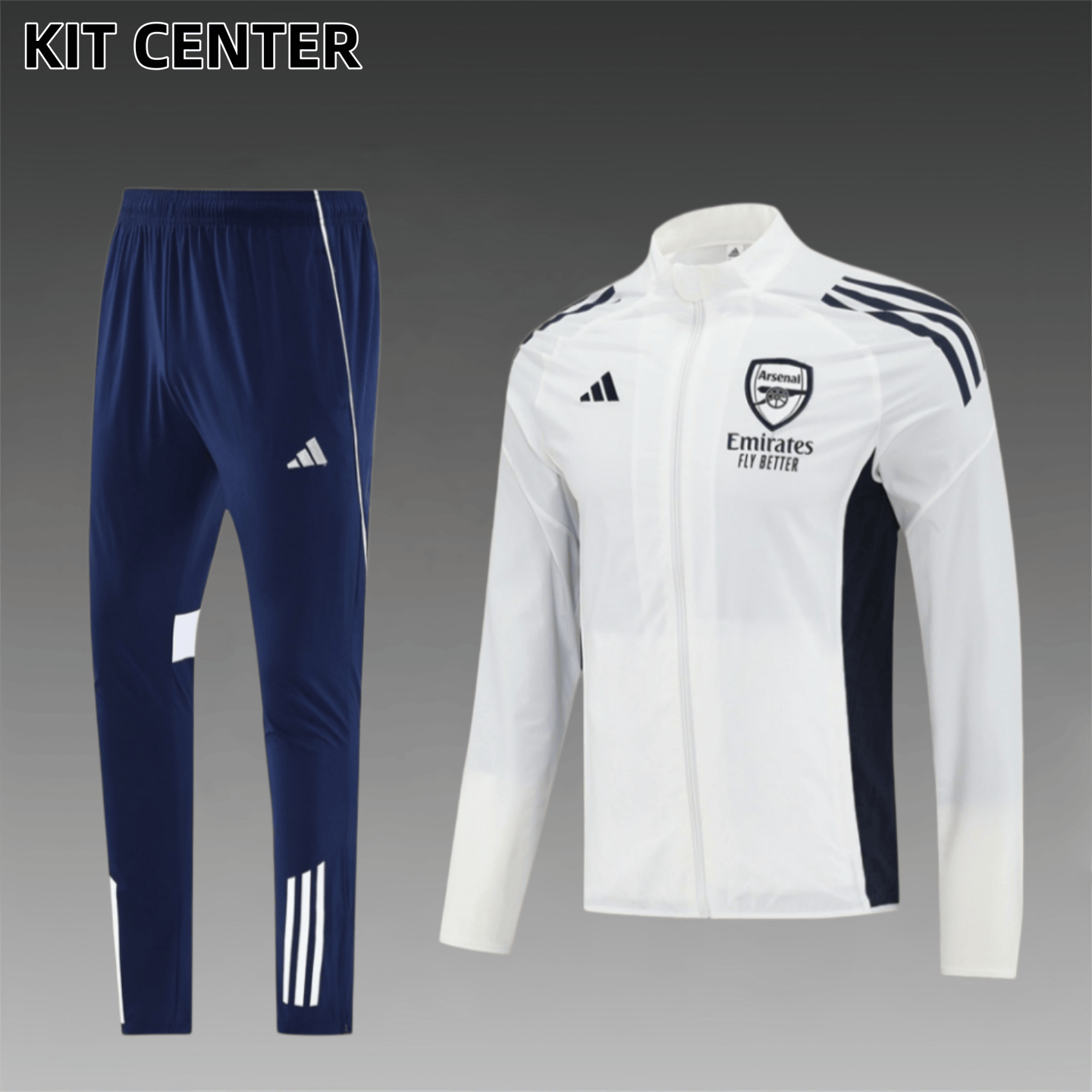 25/26 Arsenal trench coat Full Zipper Training Suit (Adult Set)
