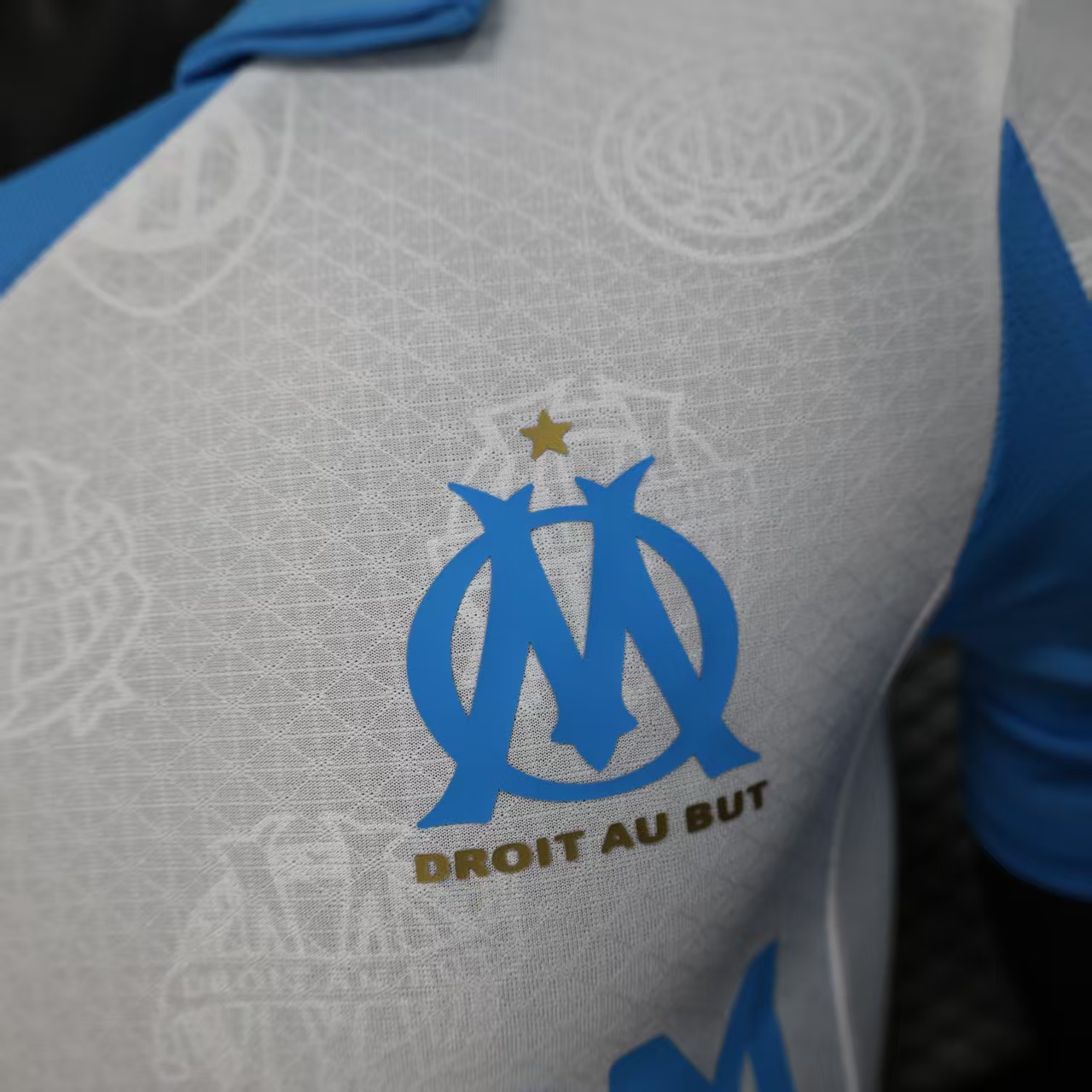 2025/2026 Marseille Home Football Shirt (Player Edition)