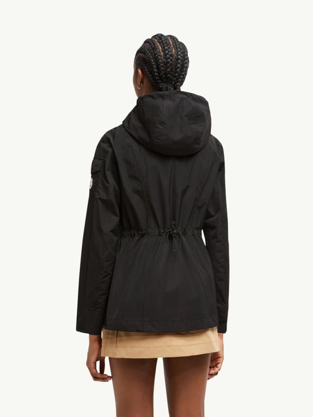 Moncler 2026 Autumn Winter Women's Jackets Polyester Hooded Tassel Zipper Casual Slim Woman's Coats MKDFWJ26013