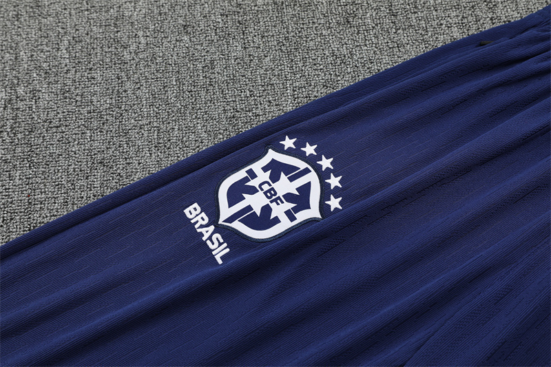 25/26 Brazil turquoise Half Zip Training Kit (Adult Kids Kit)