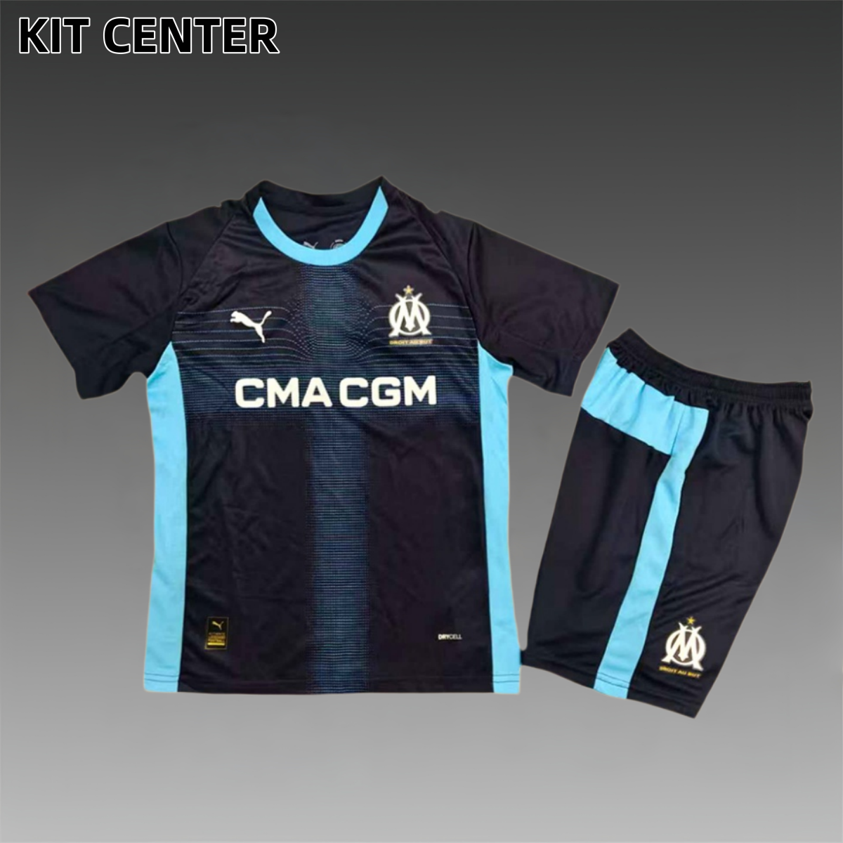2025/2026 Marseille Away Football Shirt (Kids Kit socks )