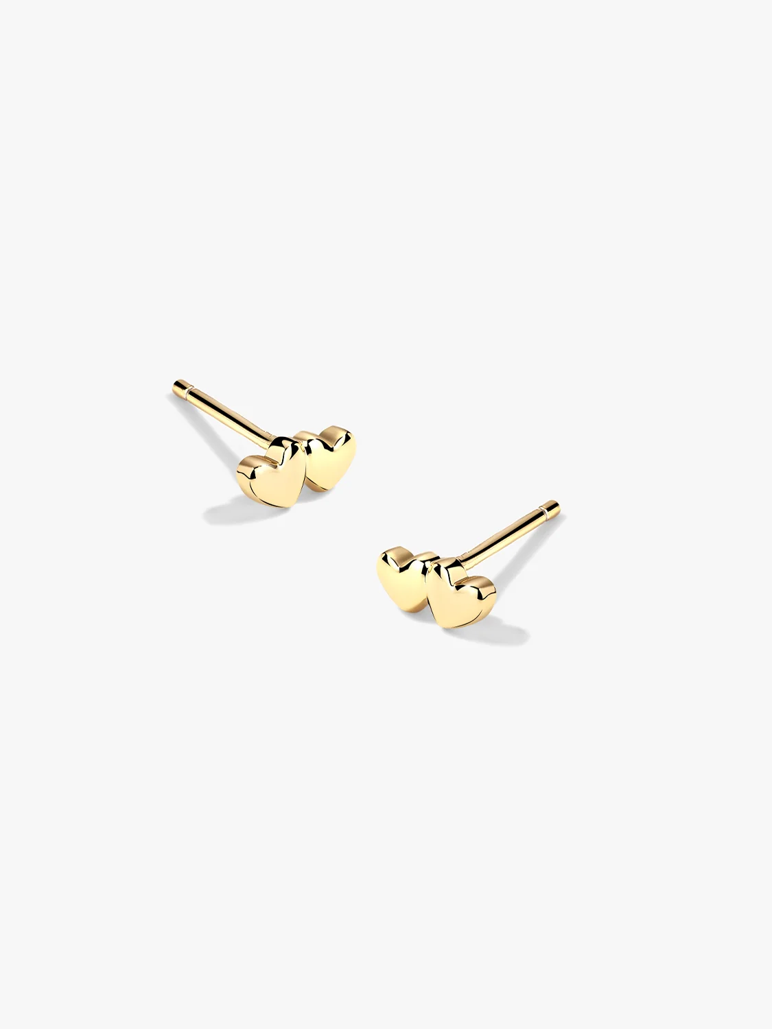 Twin Hearts Studs