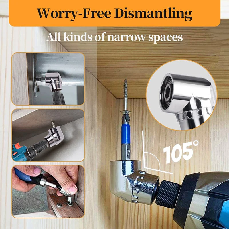 ✈Buy 6 Free Shipping🔧105 Degree Right Angle Drill Adapter