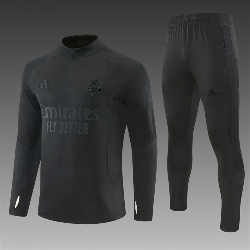 2026/2027 Real Madrid Half Zip Training Kit (Adult Kids Kit)