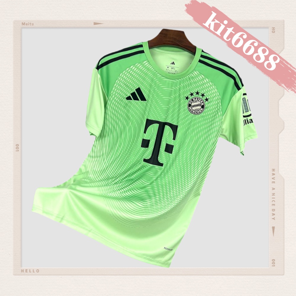 2025/2026 Bayern Munich Goalkeeper Green Football Shirt (Fan Edition)