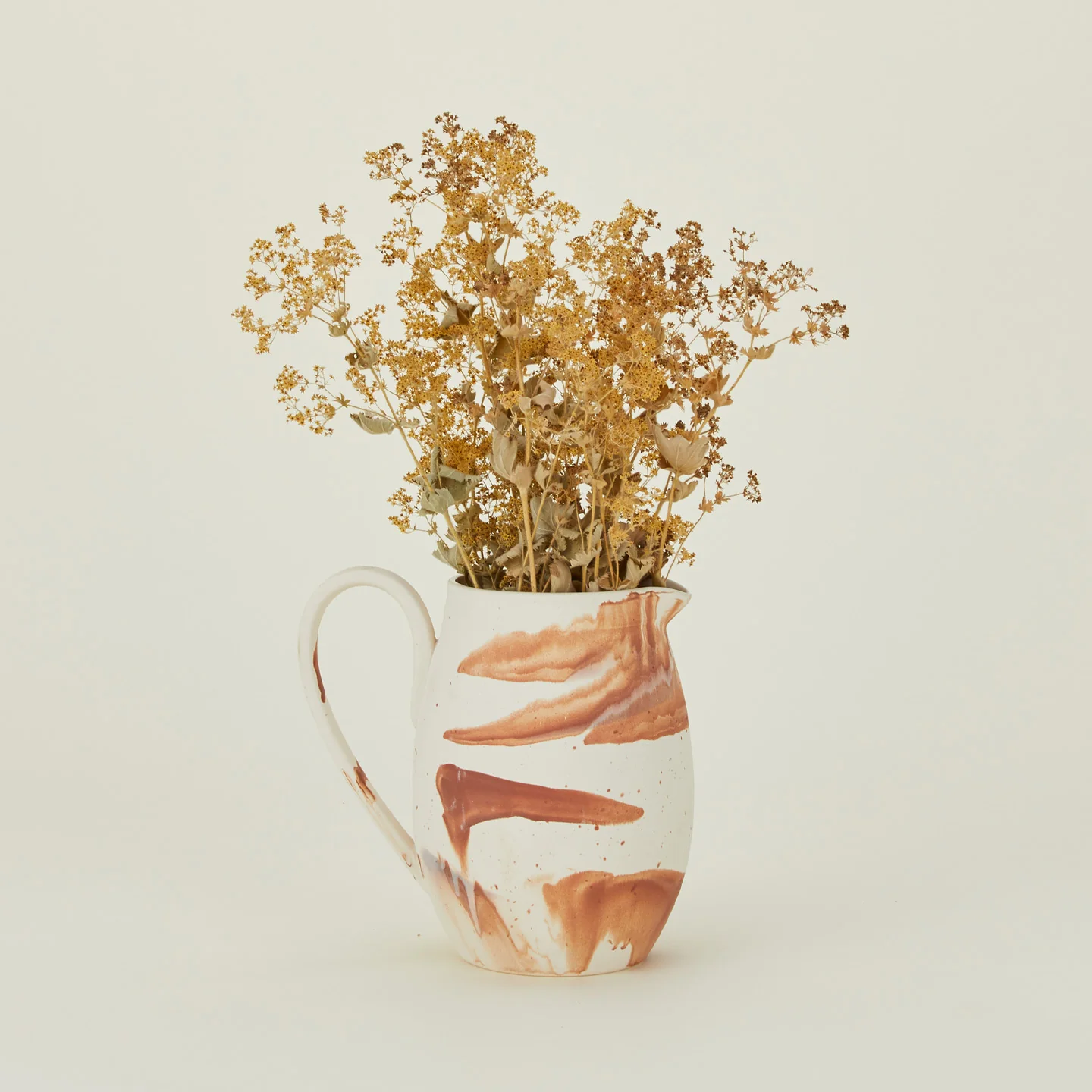 Marbled Stoneware Pitcher