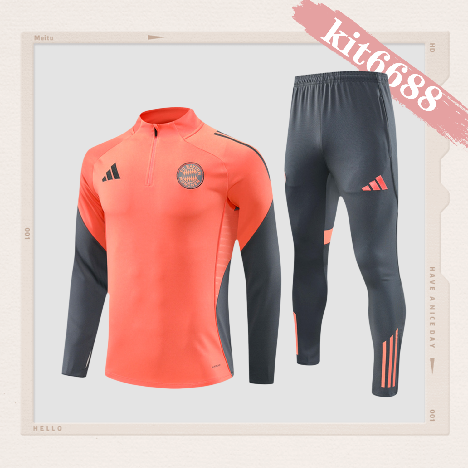 2025/2026 Bayern Munich Half Zip Suit (Adult kit)