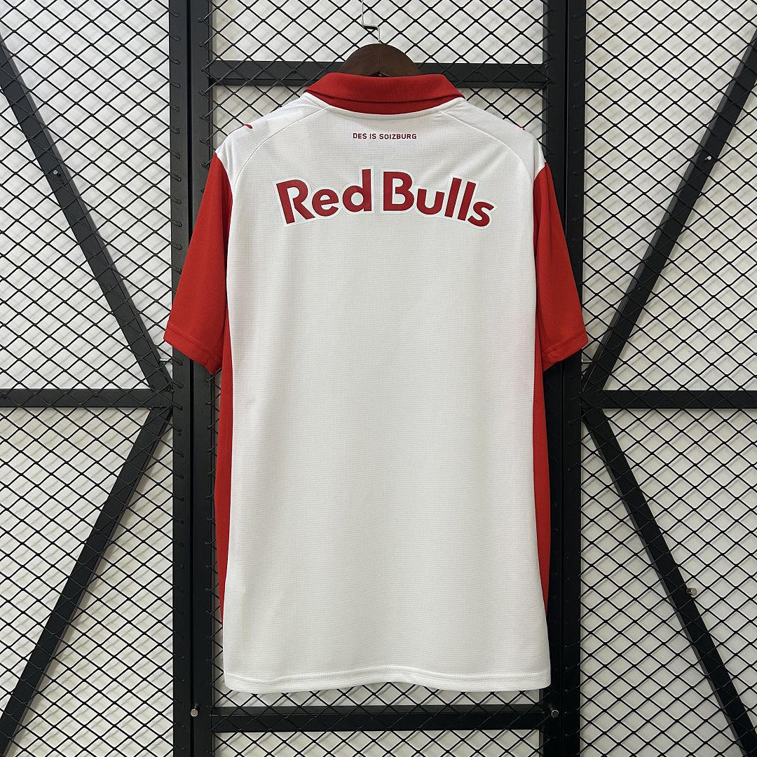 2025/2026 RB Leipzig Red and White Football Shirt (Player Edition)