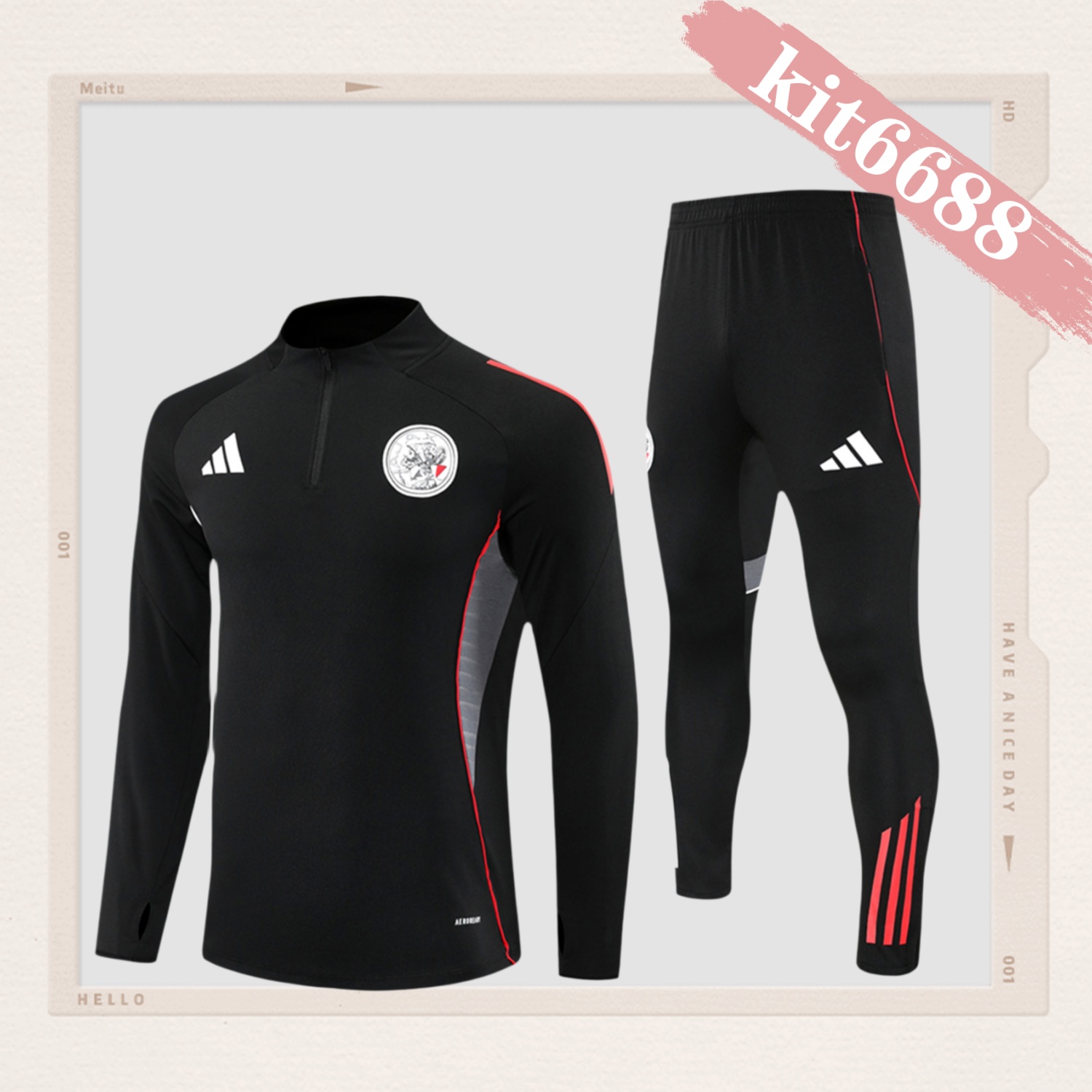 2025/2026 Ajax Adult Half Zip Training Suit (Adult Kit)