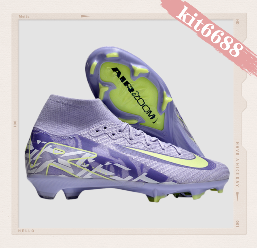 N Air Zoom Mercurial Superfly 10 Elite FG United - Purple Agate/Barely Volt