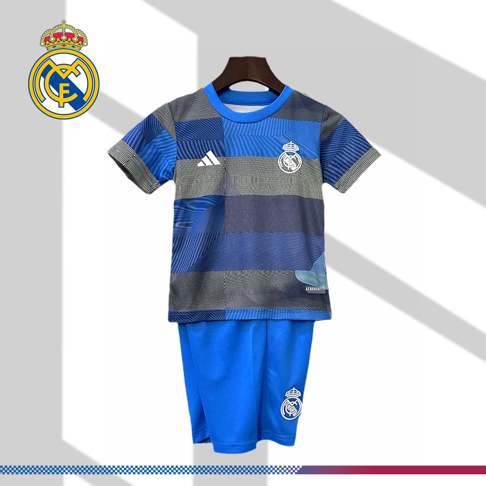 2025/2026 Real Madrid Pre-match Training Football Kids Kit socks