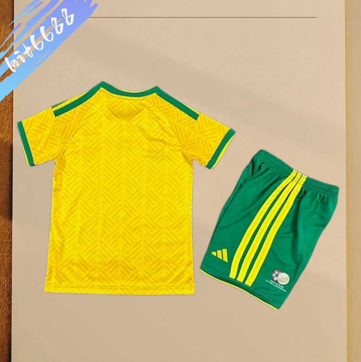 2026 South Africa home  Football Shirt (Kids Kit socks )