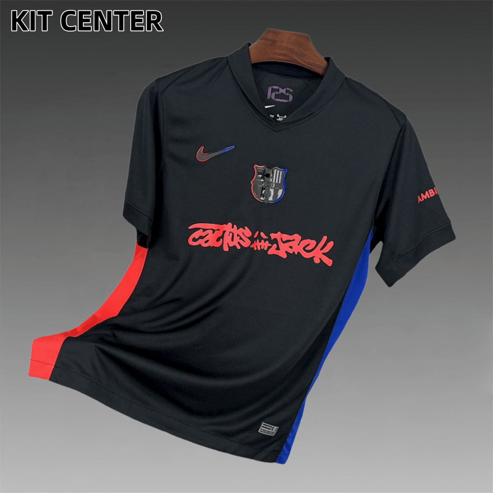 2024/2025 Barcelona Travis Scott Away Football Jersey (Fan)