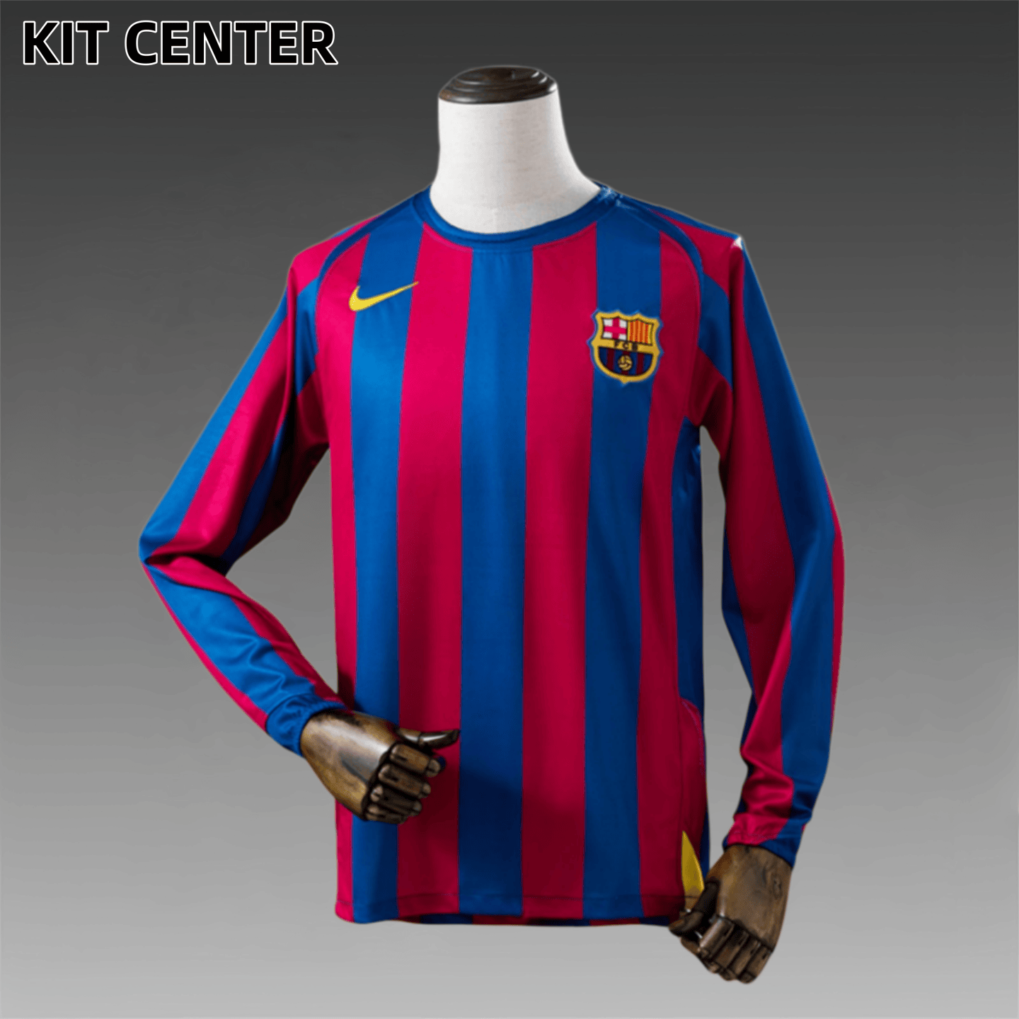 05/06 Barcelona  home long sleeves Retro Football Shirt