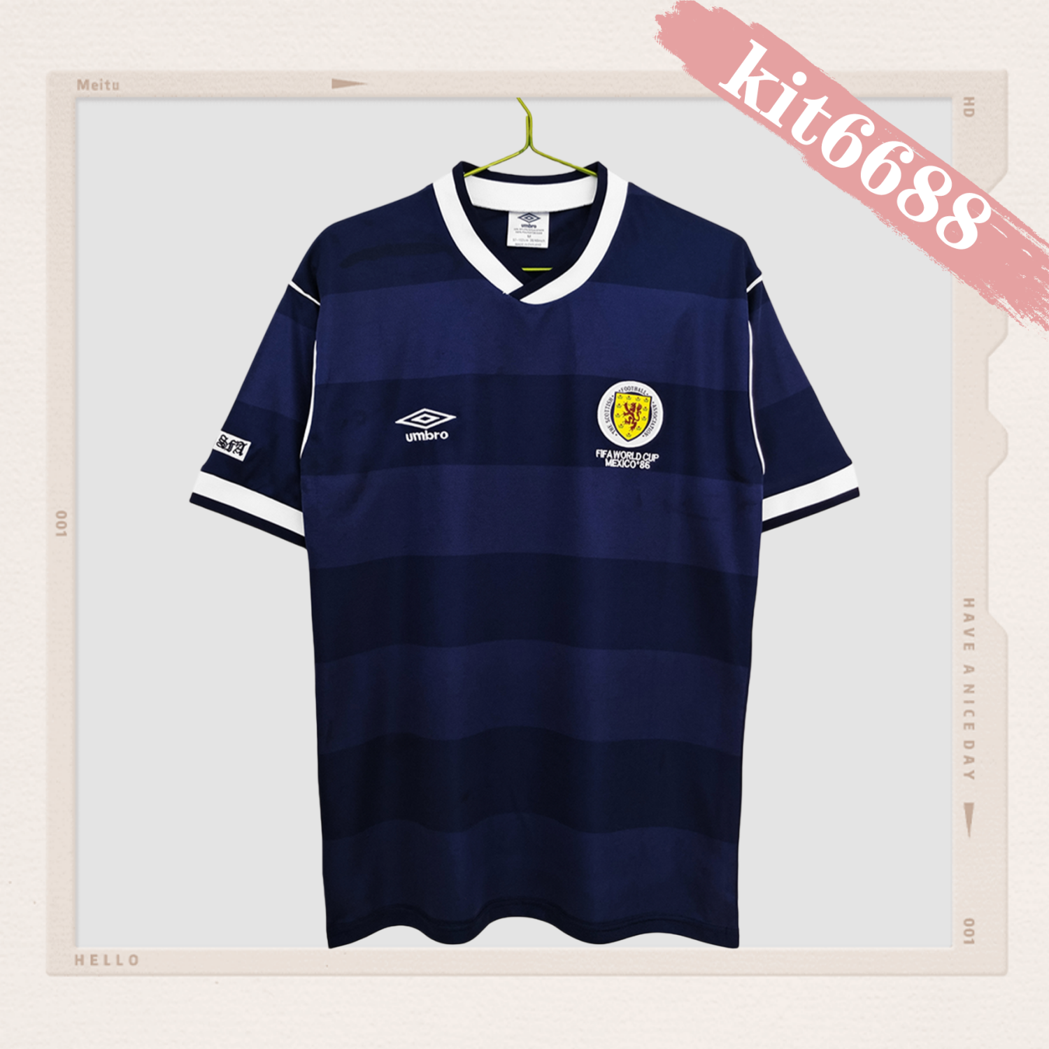 1987/1988 Scotland home football shirt（Retro）