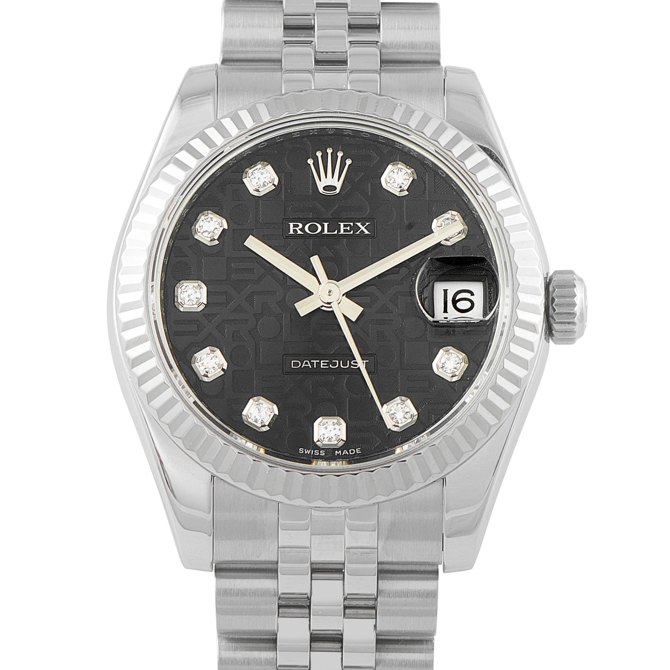 RolexDatejust 31 “Computer Dial” Diamond Dial Jubilee Watch 178274