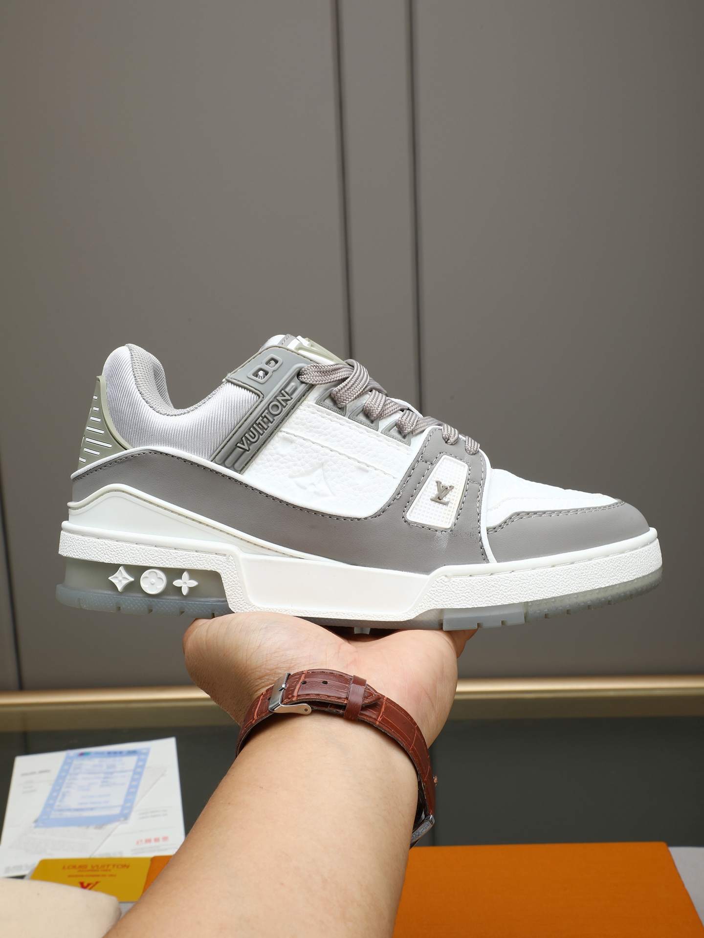 LV Louis vuitton Trainer Sneaker Low Virgil Abloh Monogram