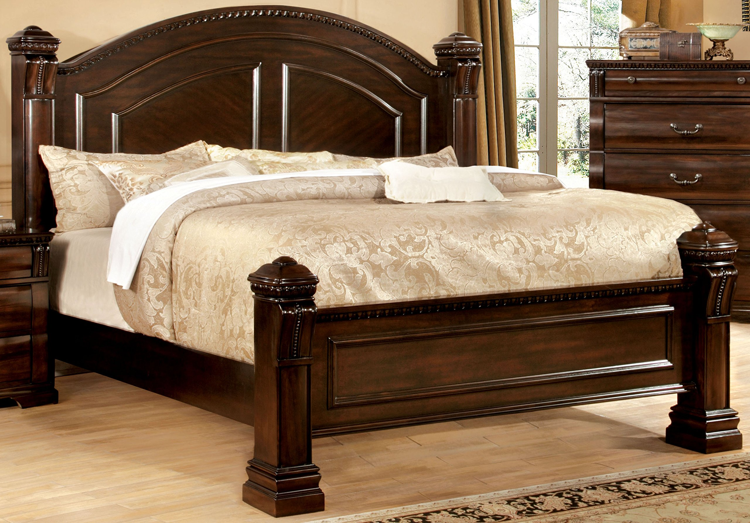 Lexington Low-Poster Bed, Eastern King, Cherry