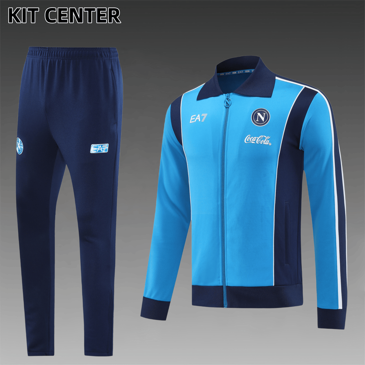 25/26 Napoli Full Zipper Training Suit (Adult Set)