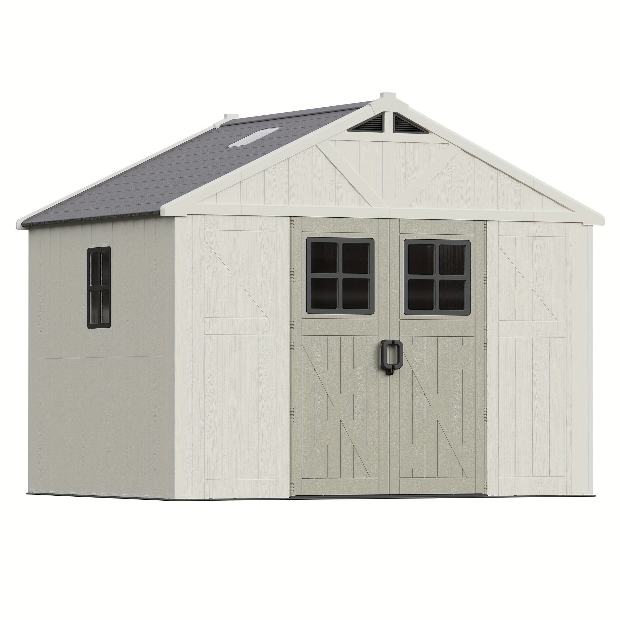 Self-developed blow-molded 10X8&10X10FT&10X12FT tool shed