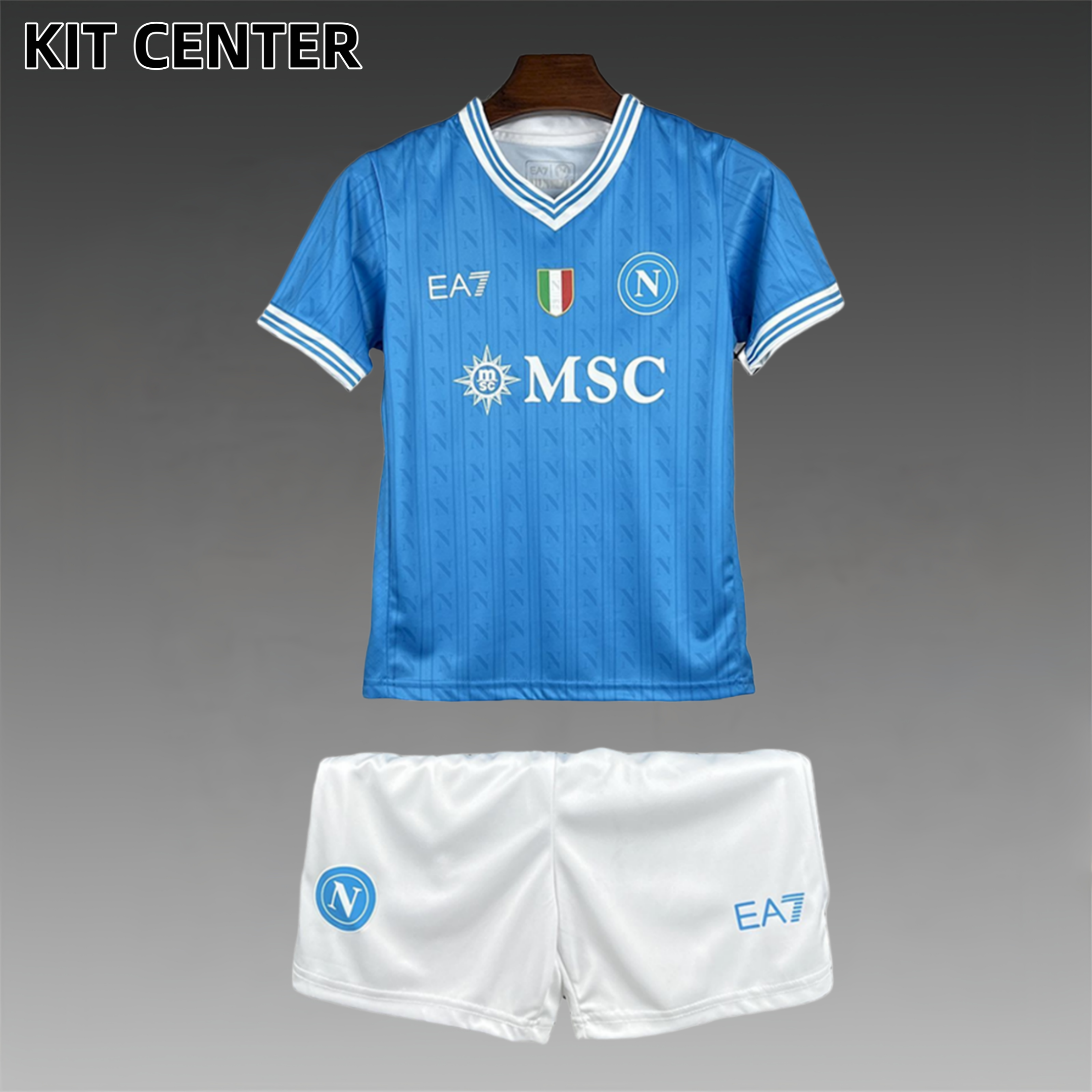 2025/2026 Napoli Home Football Shirt (Kids Kit socks )