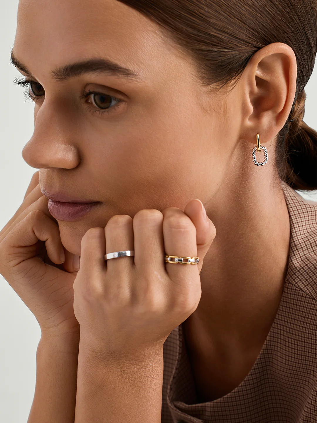 Mixed Oval Interlock Drops