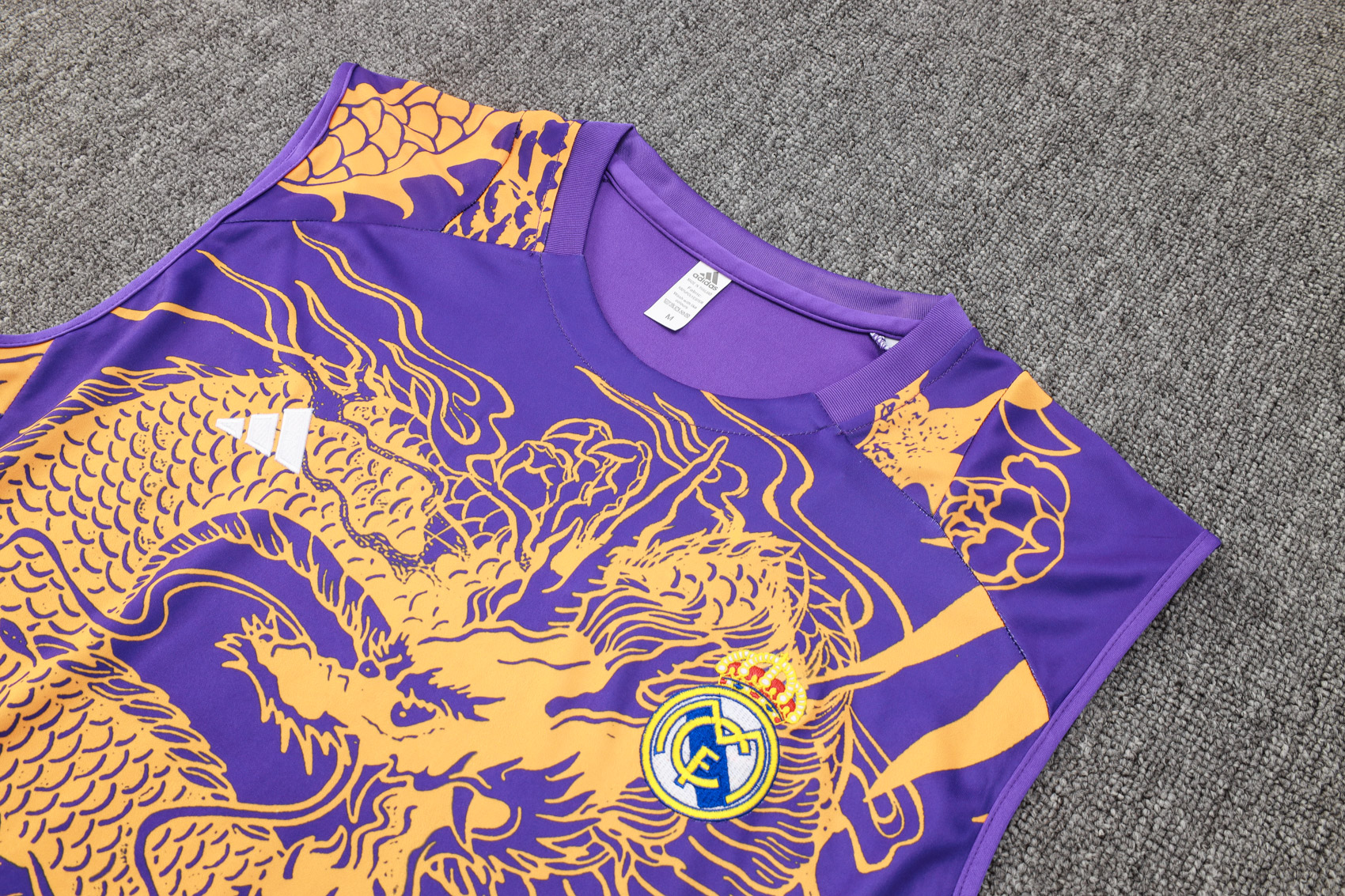 2024/2025 Real Madrid purple adult vest training suit (Adult Kit)